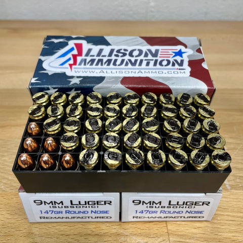 9mm 147gr RN Subsonic